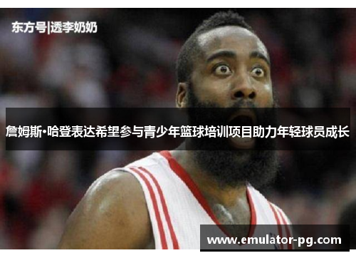 詹姆斯·哈登表达希望参与青少年篮球培训项目助力年轻球员成长